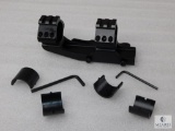 New AR15 Tactical Quick Release Scope Mount with Scope Rings