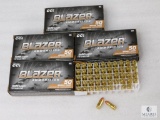 CCi Blazer 9mm Ammo 200 Rounds 115 Grain FMJ