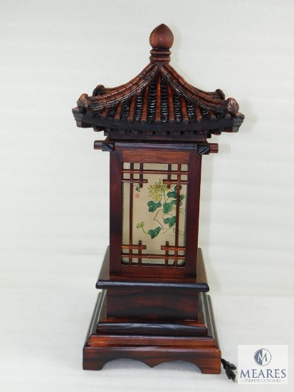 Oriental Inspired Pagoda Lamp