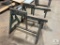 Set of Two Shop Made Saw Horses/Work Stands - 48 inches long x 34 inches tall