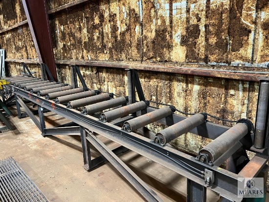 26-Foot Metal Powered Out Feed Table