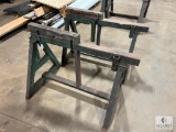 Set of Two Shop Made Saw Horses/Work Stands - 48 inches long x 34 inches tall