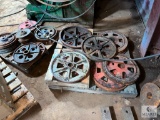 Mixed Lot of Pulleys and Gears