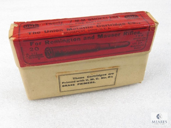 Vintage UMC 7mm Mauser Ammo