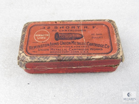Vintage Box of Remington UMC .32 Short Rimfire