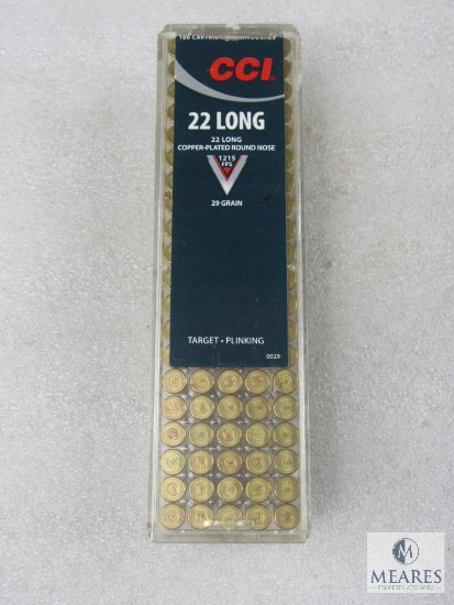 CCI .22 LONG Ammo 29 Gr. Copper Plated Round Nose