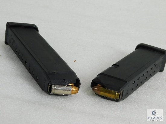 Two Glock 9mm Magazines with Ammo