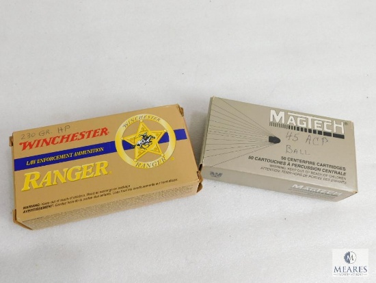 Two Boxes of .45 ACP Loaded Ammo