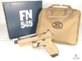New FN America Model 545 .45 ACP Semi-Auto Pistol in FDE