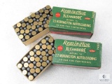 Two Vintage Boxes of Remington .22 Autoloading Ammo