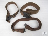 Two Nylon Utility Belts and One Rifle Sling