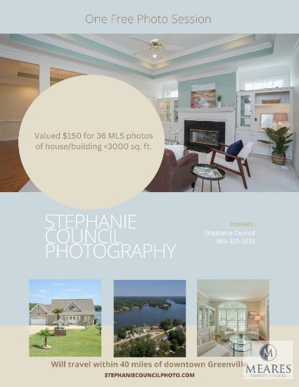 36 MLS photos (within 40 miles of downtown Greenville).