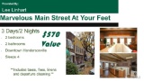 Downtown Hendersonville 2-night stay (excluding October)
