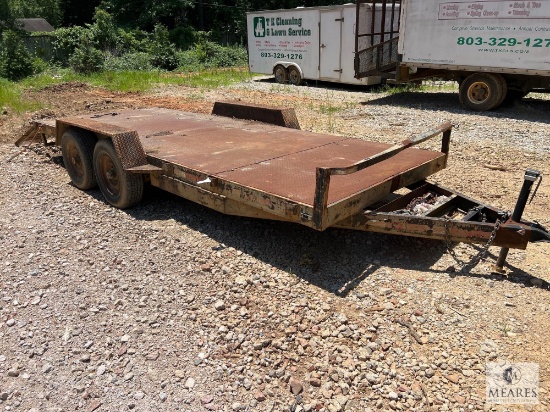18-foot Double Axle Equipment Trailer with Ramps
