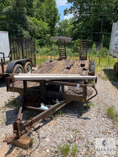 8 x 16 Dual-Axle Equipment Trailer with Ramps - NO TITLE