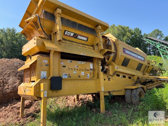 2018 Screen Machine Industries 612W Single-axle Portable Trommel with Shredder and Conveyors