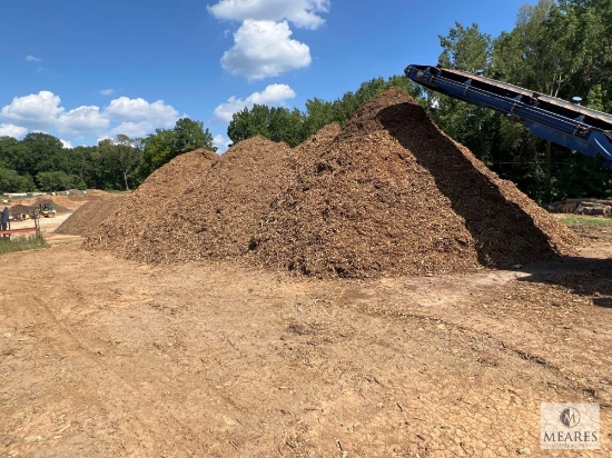 Approximately 25,000 Yards of Double Hammered Mulch