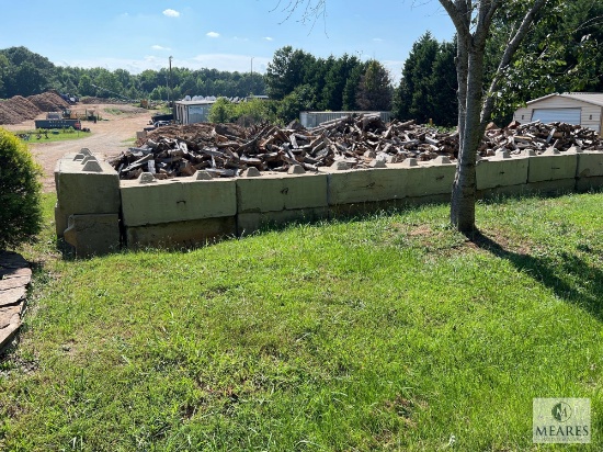 Approximately 44 Concrete Bin Blocks - 6 x 2 x 2