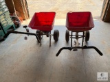Group of Two EarthWay EV-N-Spred Walk-Behind Seeders