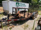 ProHauler 8 x 16 Dual Axle Lawn Care Trailer with Ramp (Auger NOT Included) - NO TITLE