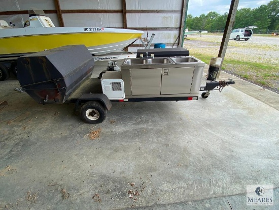 Meadow Creek Custom Barbeque trailer w/ sink