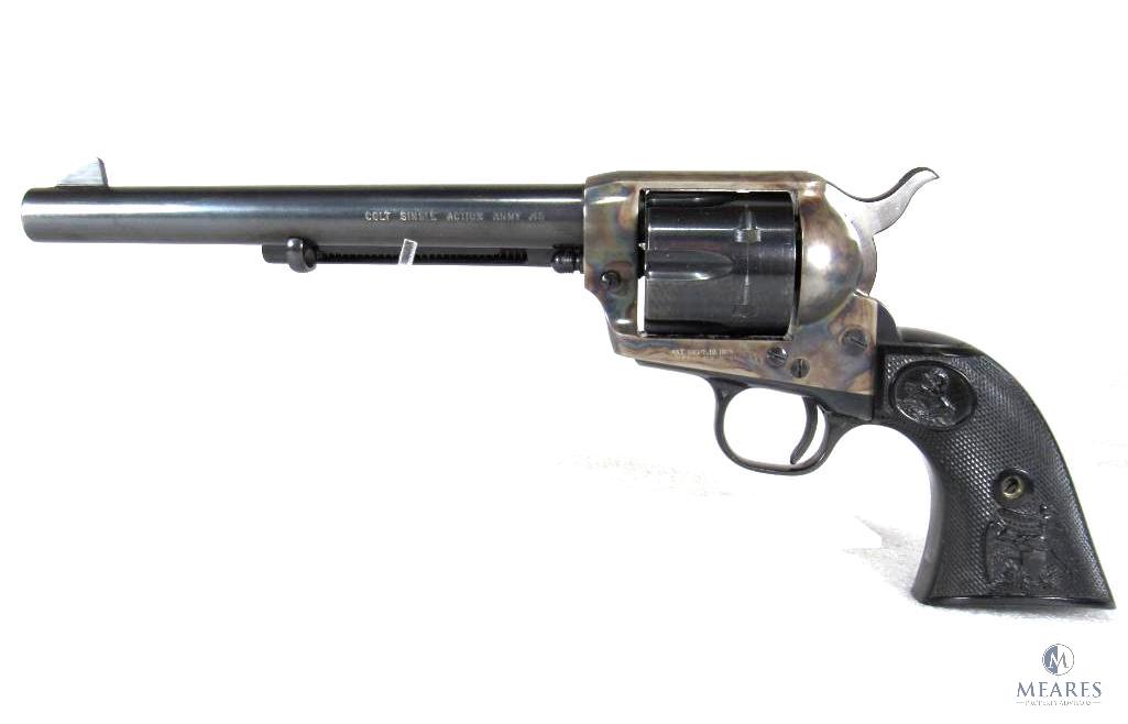 Single Action Army.45 中古品 Lot 664: Colt Single Action Army Revolver, .45 cal. | Case
