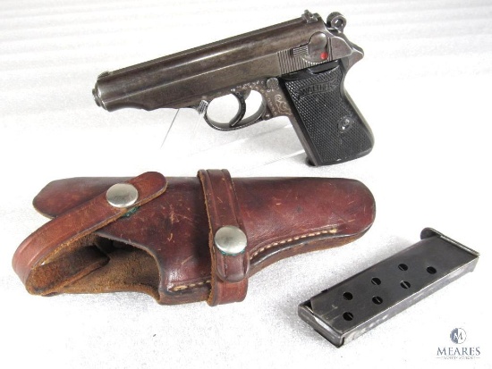 Walther PP 7.65 (.32 ACP) Semi-Auto Pistol with Holster
