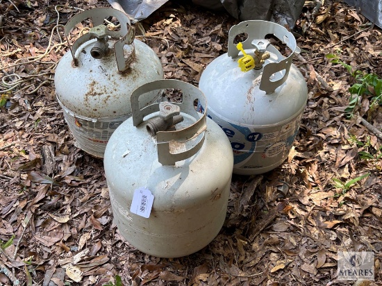 Group of Three LP Tanks