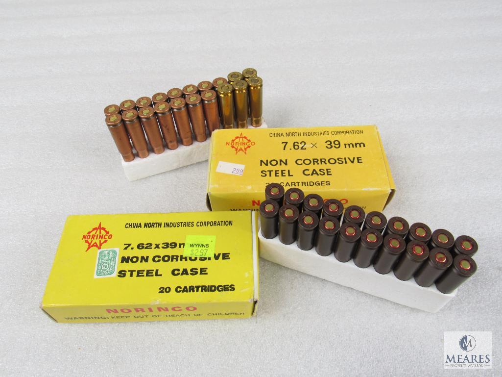 Norinco Yellow Box 7.62x39 Copper Washed Ammo | Proxibid