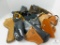 Eight Assorted Leather Holsters