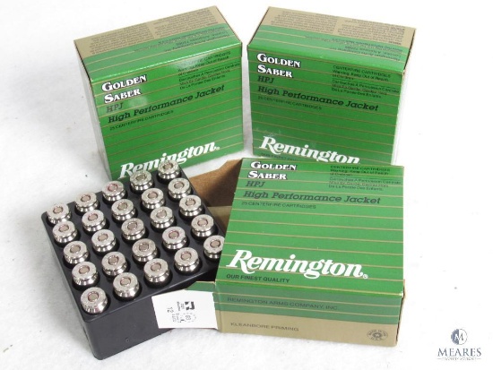 Remington .40 S&W Golden Saber 165 Gr. JHP.