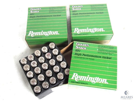 Remington .40 S&W Golden Saber 165 Gr. JHP Ammo