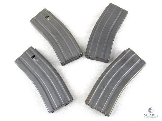 Four Aluminum 30 Round Magazines for AR-15 Style Rifles