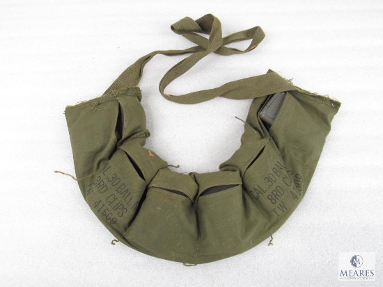 Caliber .30 M2 Ball Ammo loaded in Garand Enbloc Clips