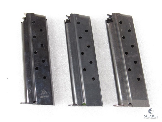 Three Model 1911 Magazines for .38 Super Caliber