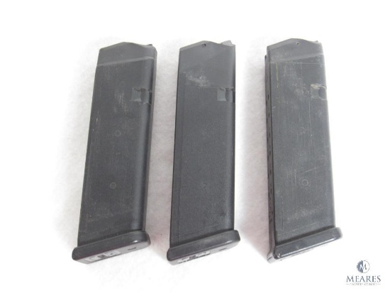 Glock Brand .40 S&W 15 round magazines Lot of Three