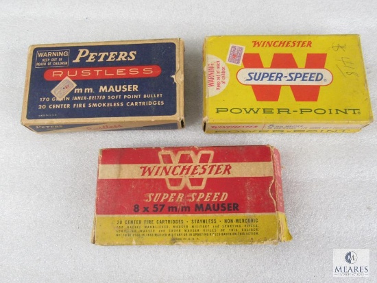 Vintage Lot of 8mm Mauser Brass