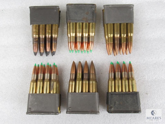 Mixed lot of 30-06 Ammo in Garand Enbloc clips