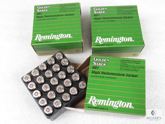Remington .40 S&W Golden Saber 165 Gr. JHP.
