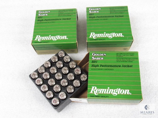 Remington .40 S&W Golden Saber 165 Gr. JHP.