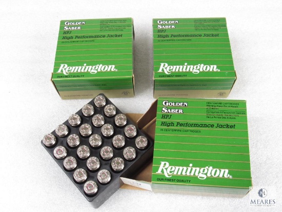 Remington .40 S&W Golden Saber 165 Gr. JHP.