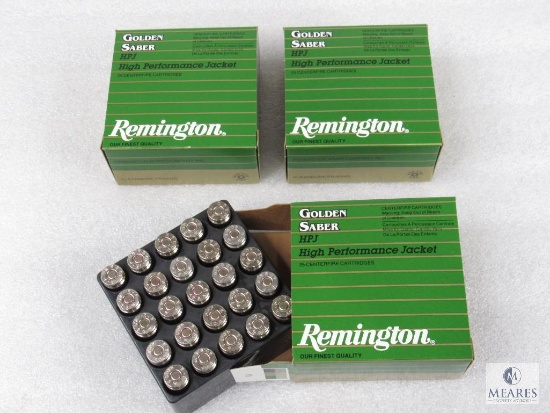 Remington .40 S&W Golden Saber 165 Gr. JHP.