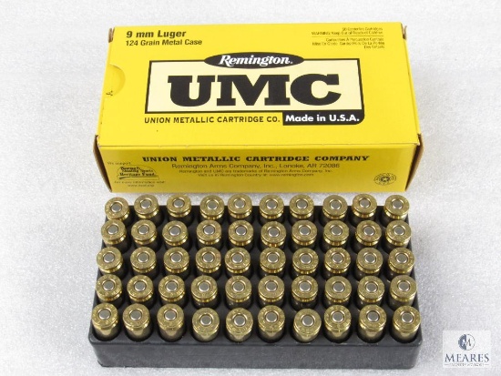 Remington 9mm 124Gr. Metal Case Ammo