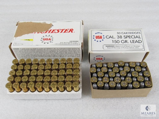 Winchester .38 Special. Two Boxes Ammo