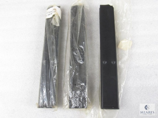 Three AR15 SMG 9mm Magazines