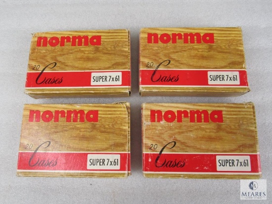 Norma Super 7x61 Unprimed Brass. Unfired