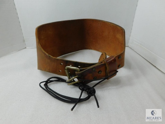 Everlast 1013 Six Inch Leather Weight-Lift Training Belt