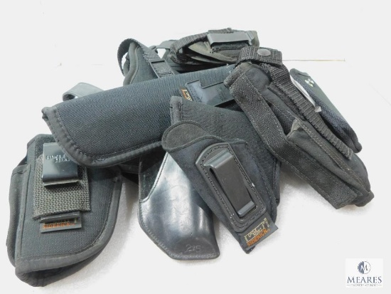 12 Assorted Nylon Holsters. Some are Uncle Mike's