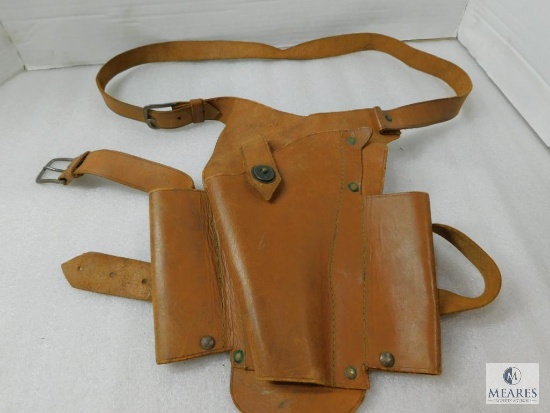 Leather Military Style Shoulder Holster