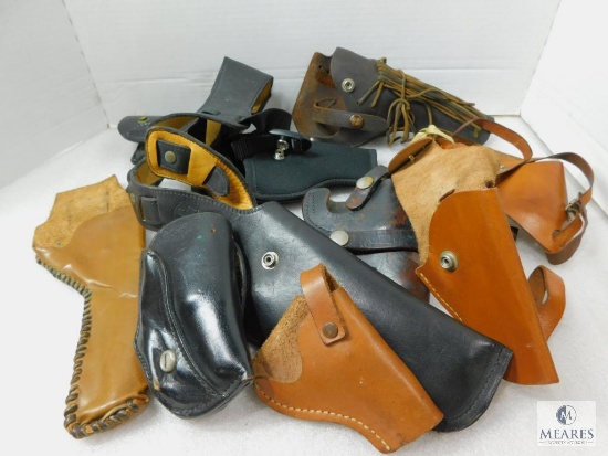 Eight Assorted Leather Holsters